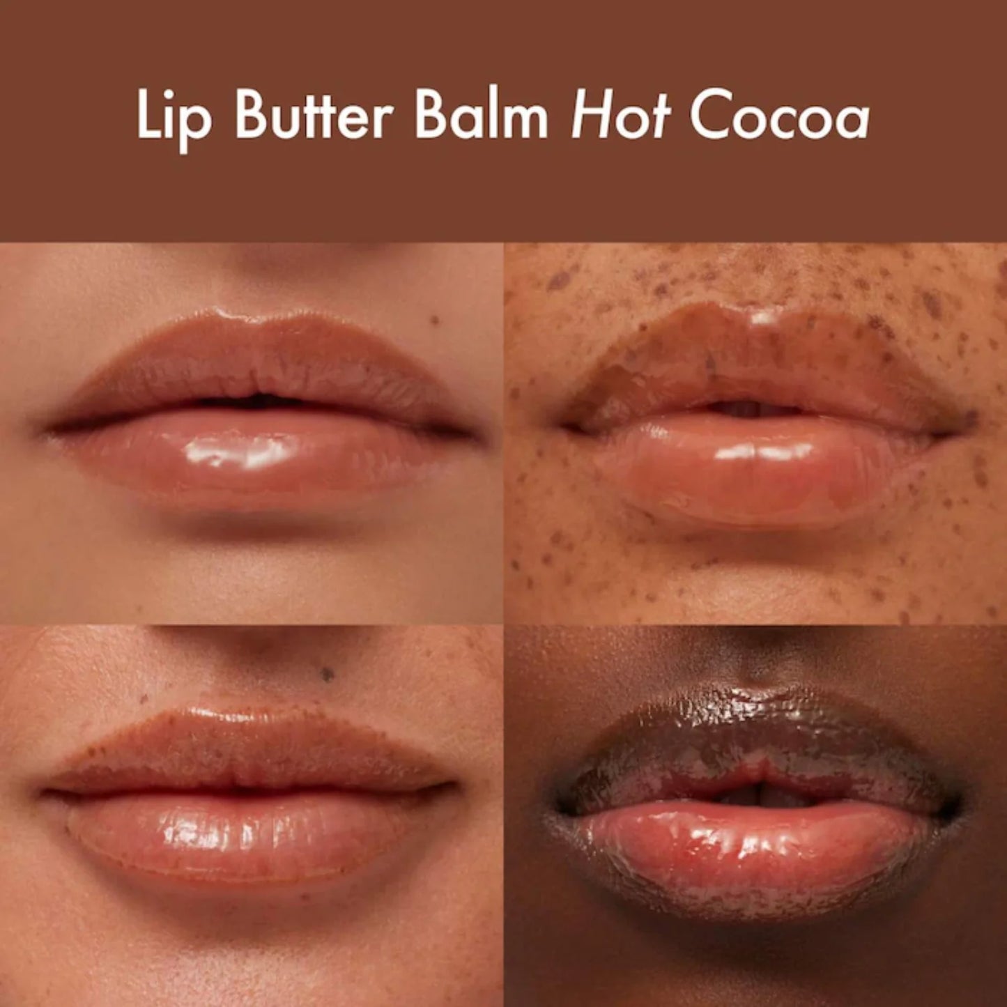 Hot Cocoa Lip Butter Balm | Bálsamo gloss con color | EDICIÓN LIMITADA