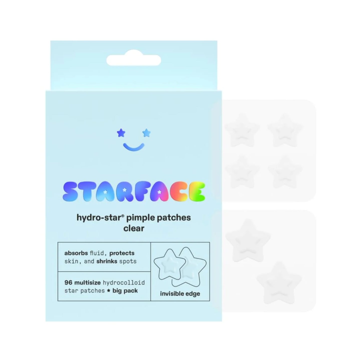 Starface Hidrocolloid Patches Clear | Parches Invisibles Hidrocoloides para brotes