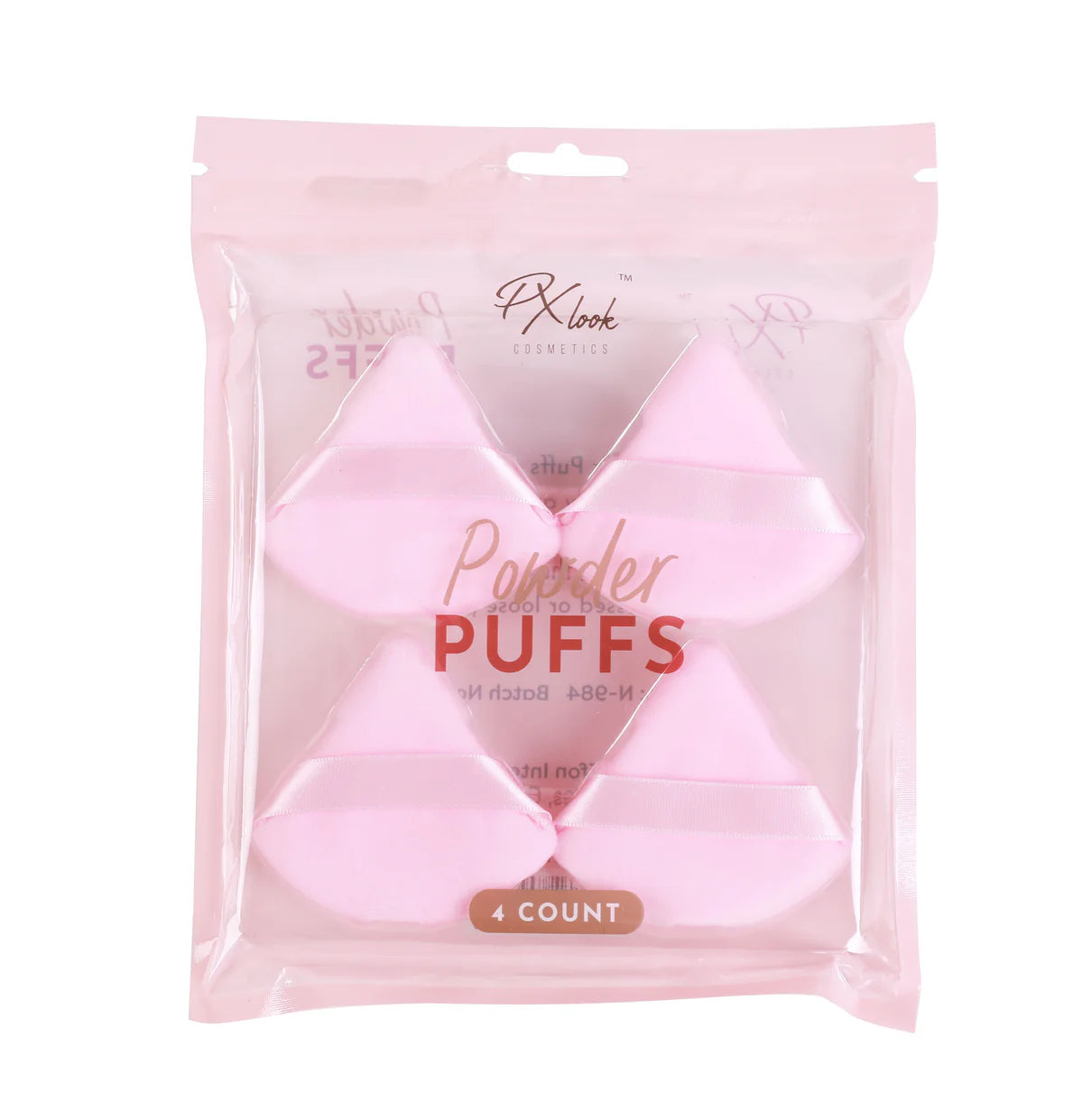 Powder Puff Set | Set de borlas 4pz | Rosa