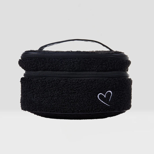 Puffy Cosmetic Bag | Cosmetiquera Afelpada Negra
