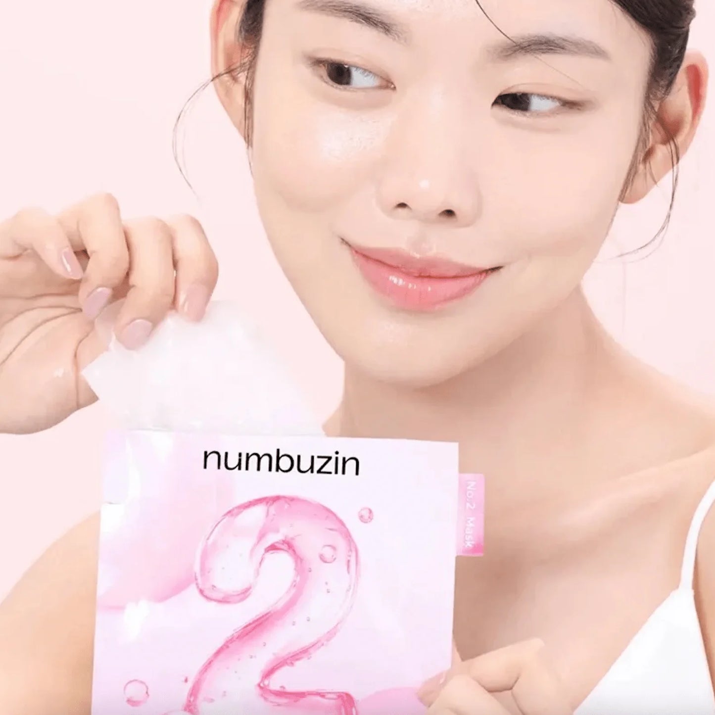 No.2 Rose PDRN Collagen Plumping Sheet Mask | Mascarilla reparadora iluminadora