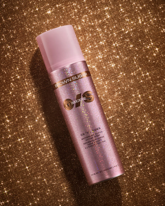 Brown Sugar On Til Dawn Setting Spray | Fijador de maquillaje con glitter