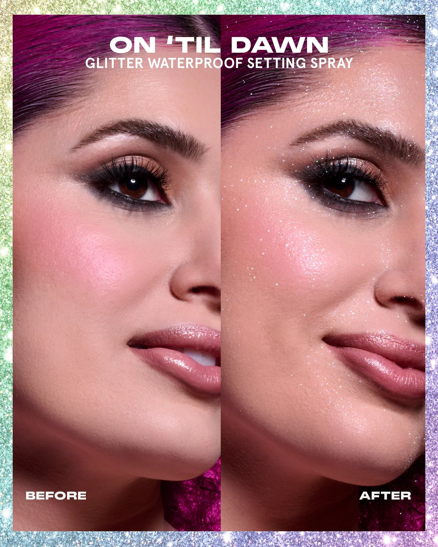 On Til Dawn Glitter Waterproof Setting Spray | Fijador de maquillaje