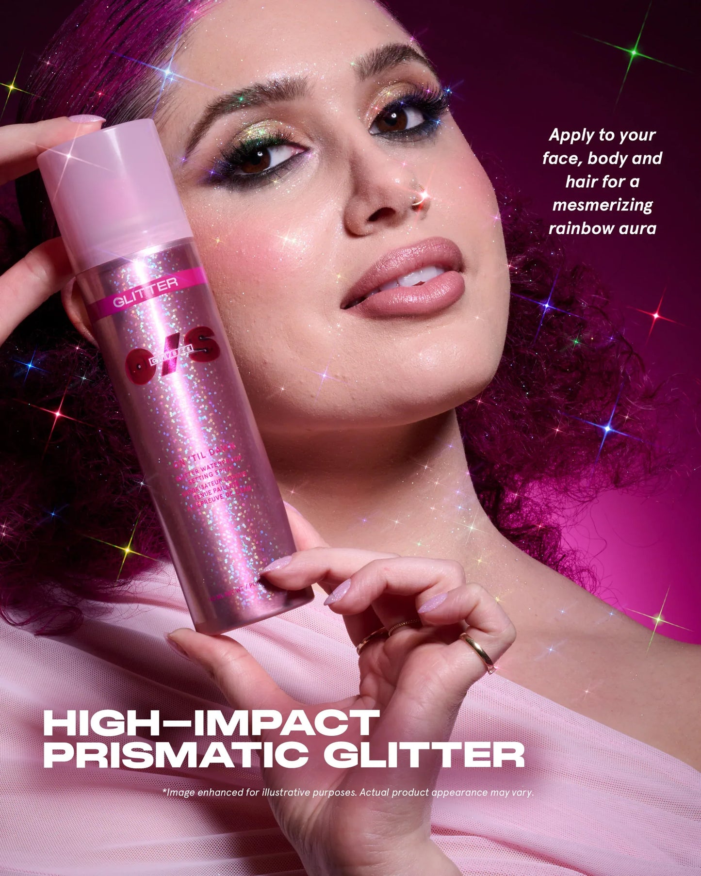On Til Dawn Glitter Waterproof Setting Spray | Fijador de maquillaje