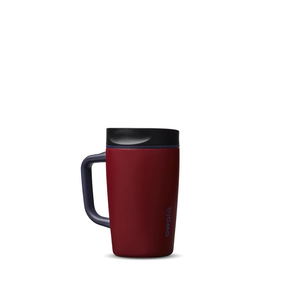 BURGUNDY BAY | Smoothsip Slider with Handle | Termo con asa 20 y 12 oz