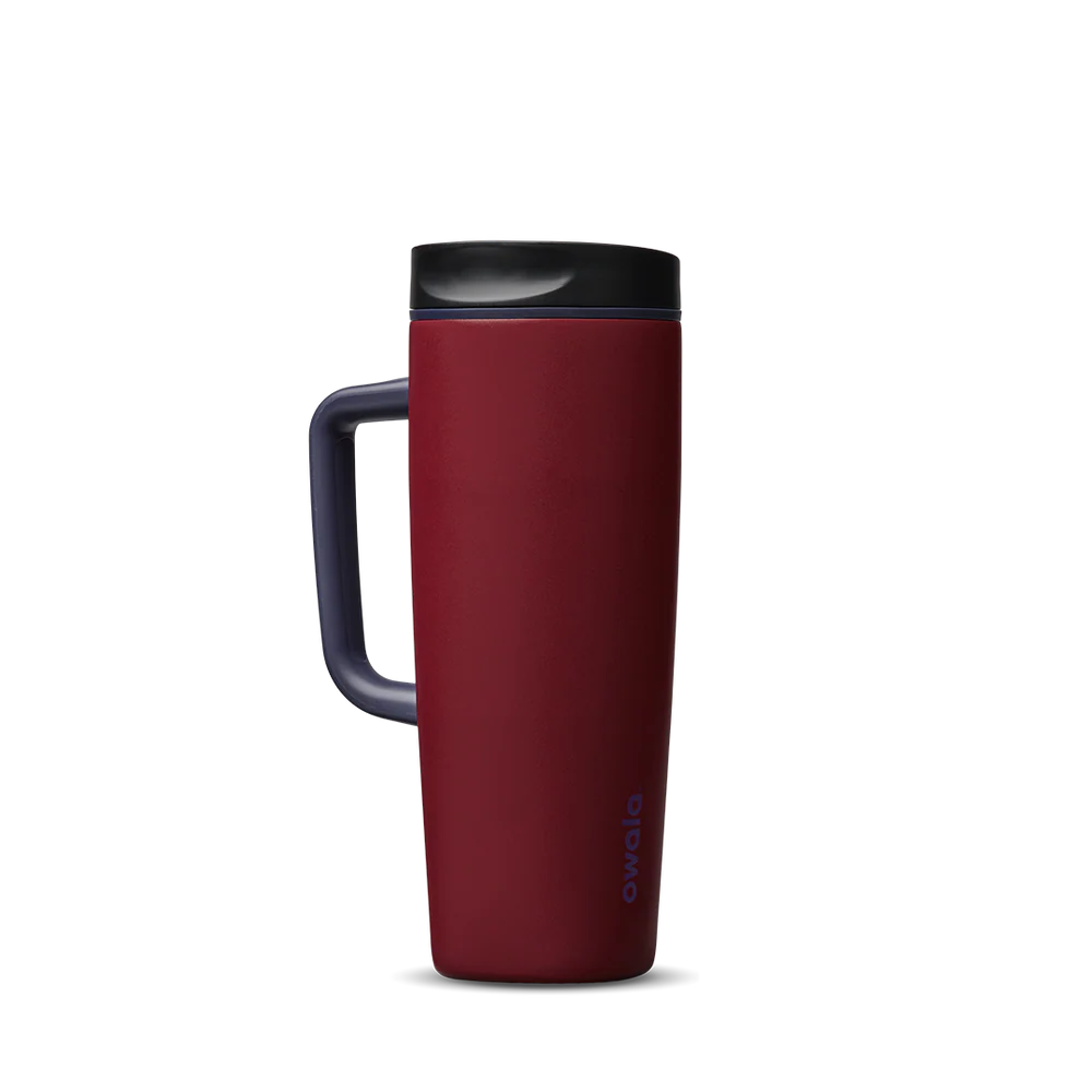 BURGUNDY BAY | Smoothsip Slider with Handle | Termo con asa 20 y 12 oz