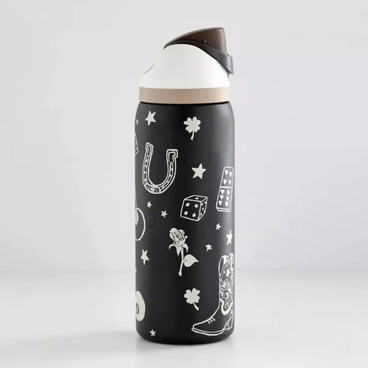GOOD LUCK | Freesip Water Bottle | Termo 32 oz