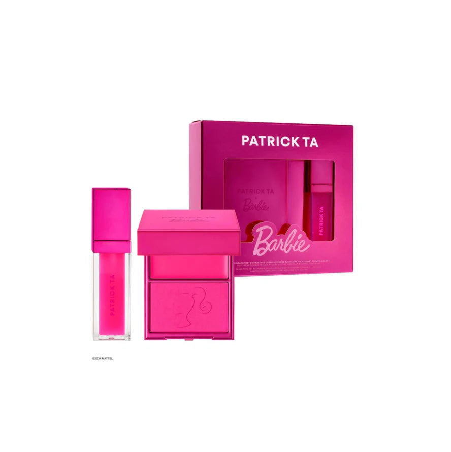 Patrick Ta x Barbie™ Blush Duo and Lip Plumper Set | Set de rubor y labial | EDICIÓN LIMITADA