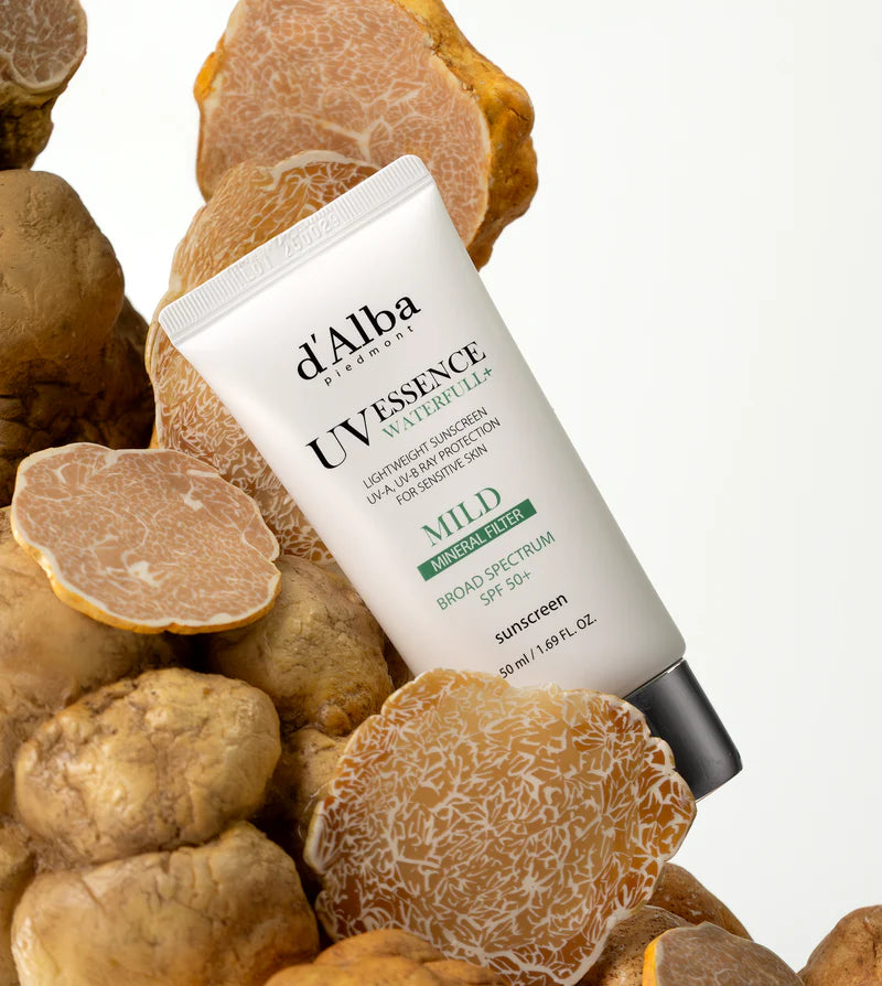White Truffle Waterfull Essence MILD Sunscreen SPF 50+ | Protector solar facial