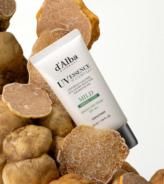 White Truffle Waterfull Essence MILD Sunscreen SPF 50+ | Protector solar facial