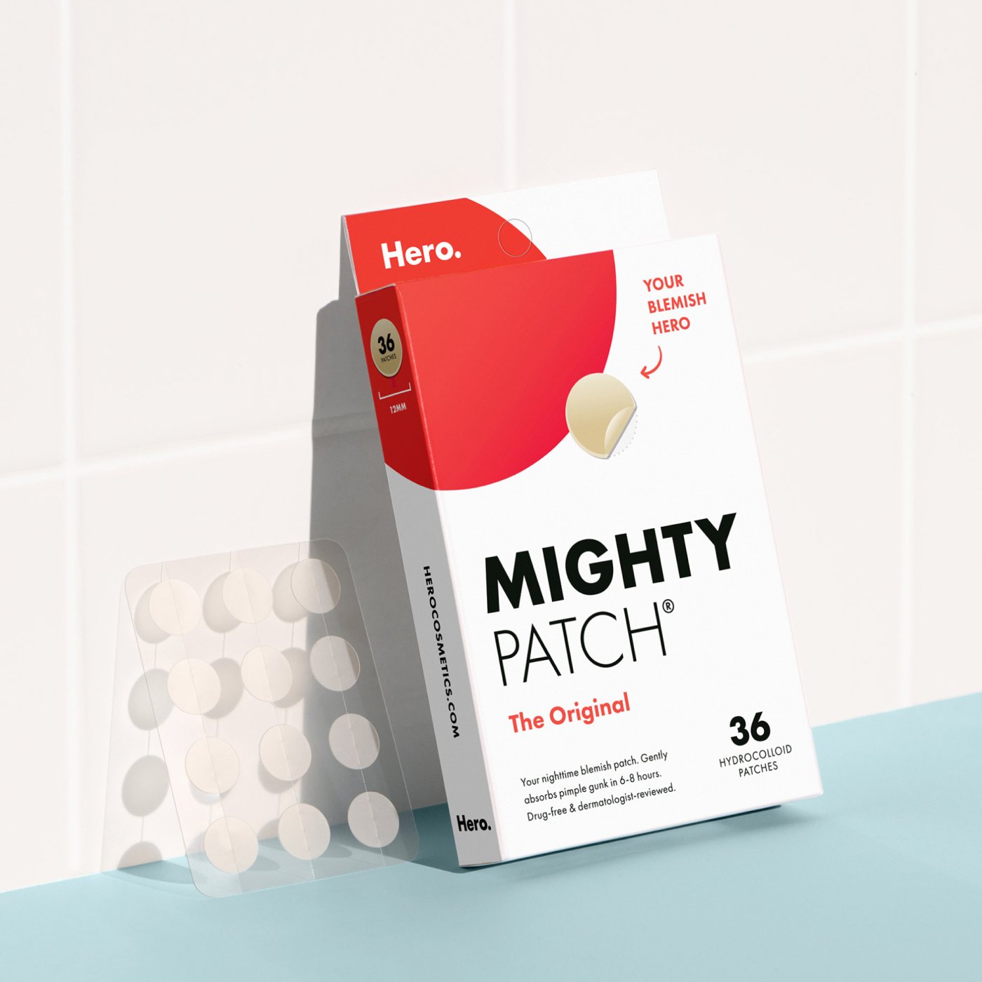 Mighty Patches The Original | Parches Hidrocoloides para brotes | Color piel