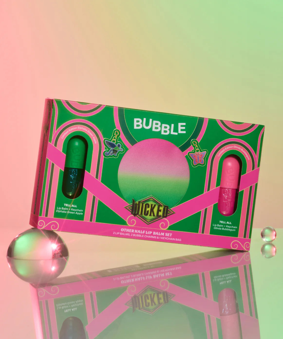 Wicked x Bubble: Other Half | Set de bálsamo de labios