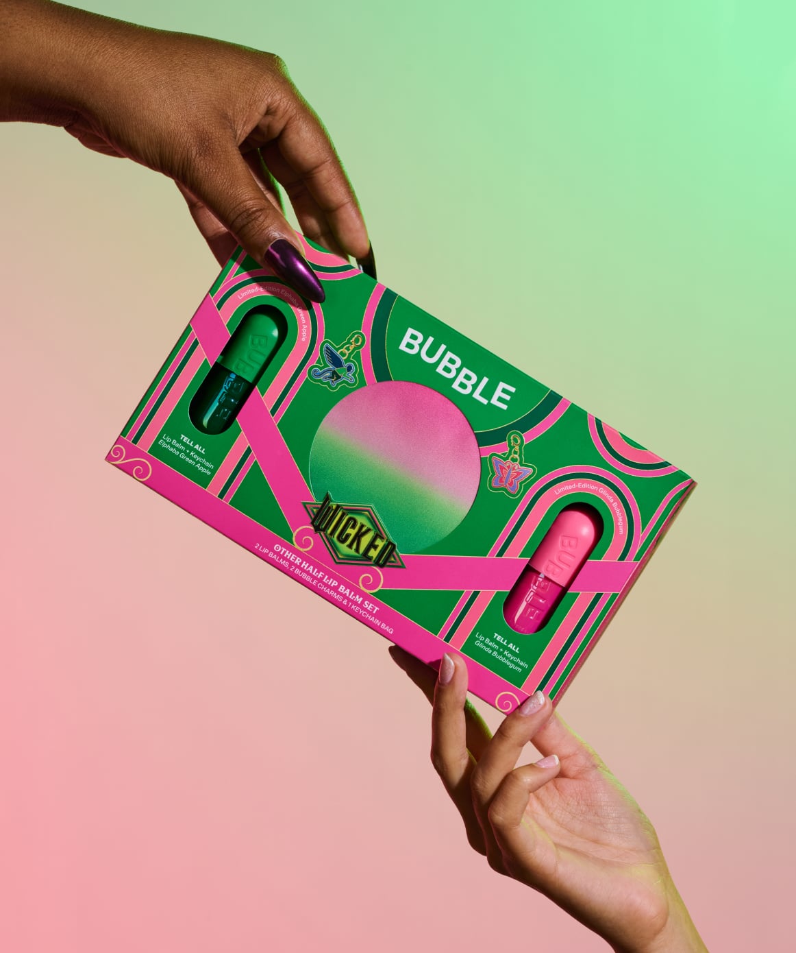 Wicked x Bubble: Other Half | Set de bálsamo de labios