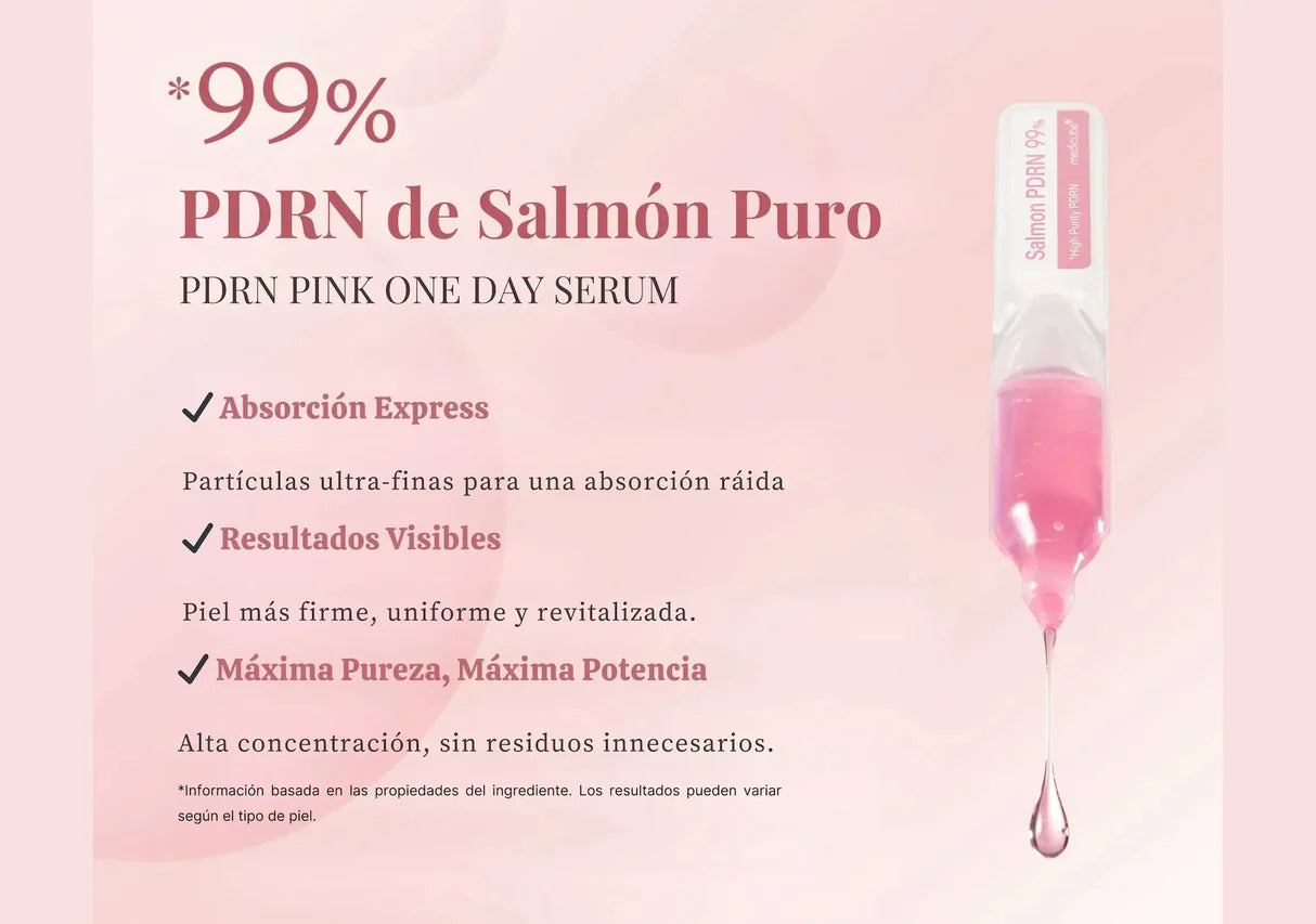 PDRN Pink One Day Serum 10 PCS | Ampolleta Hidratante y Antiedad