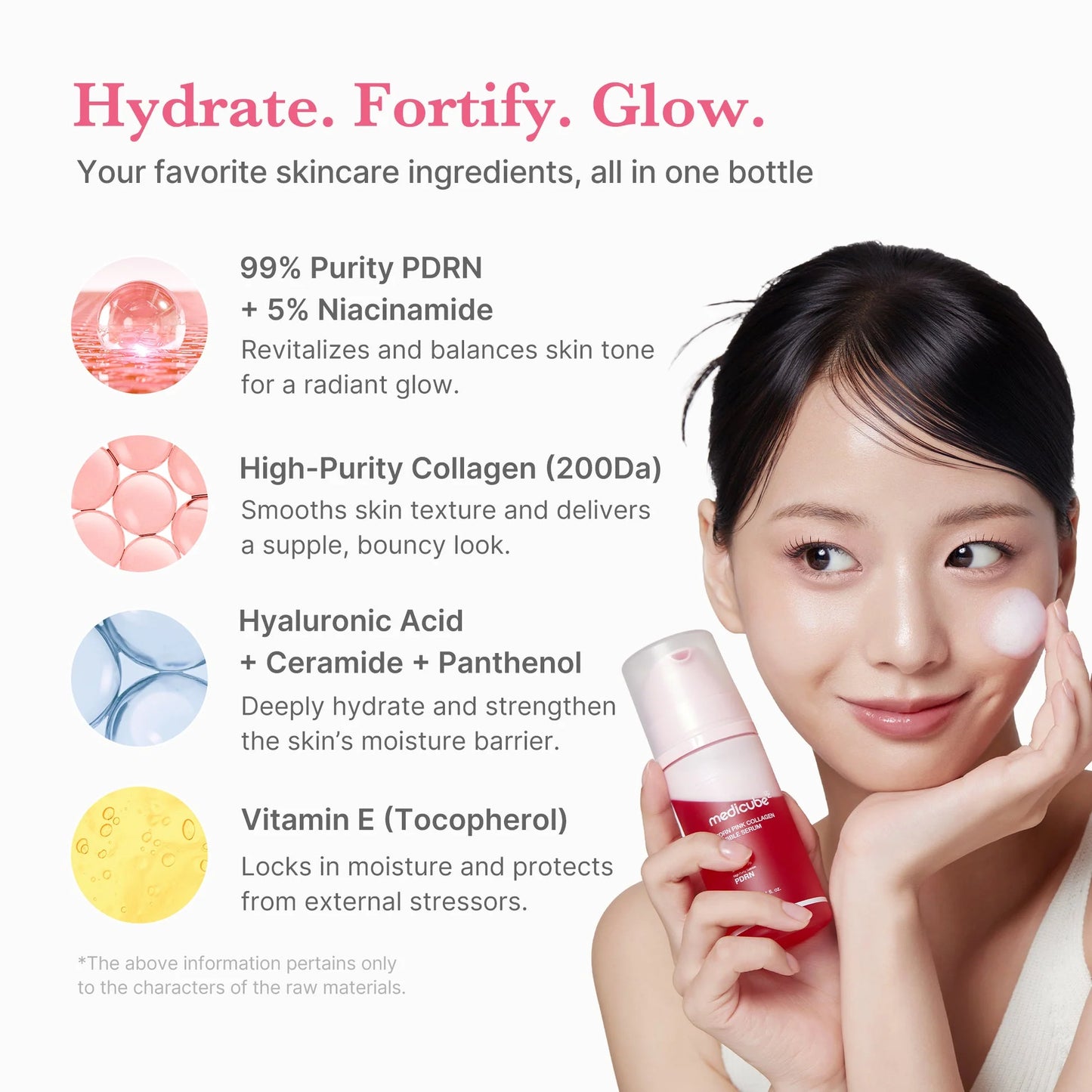 PDRN Pink Collagen Bubble Serum | Suero facial en espuma | Reparador hidratante