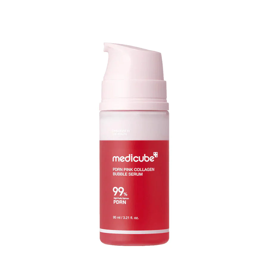 PDRN Pink Collagen Bubble Serum | Suero facial en espuma | Reparador hidratante