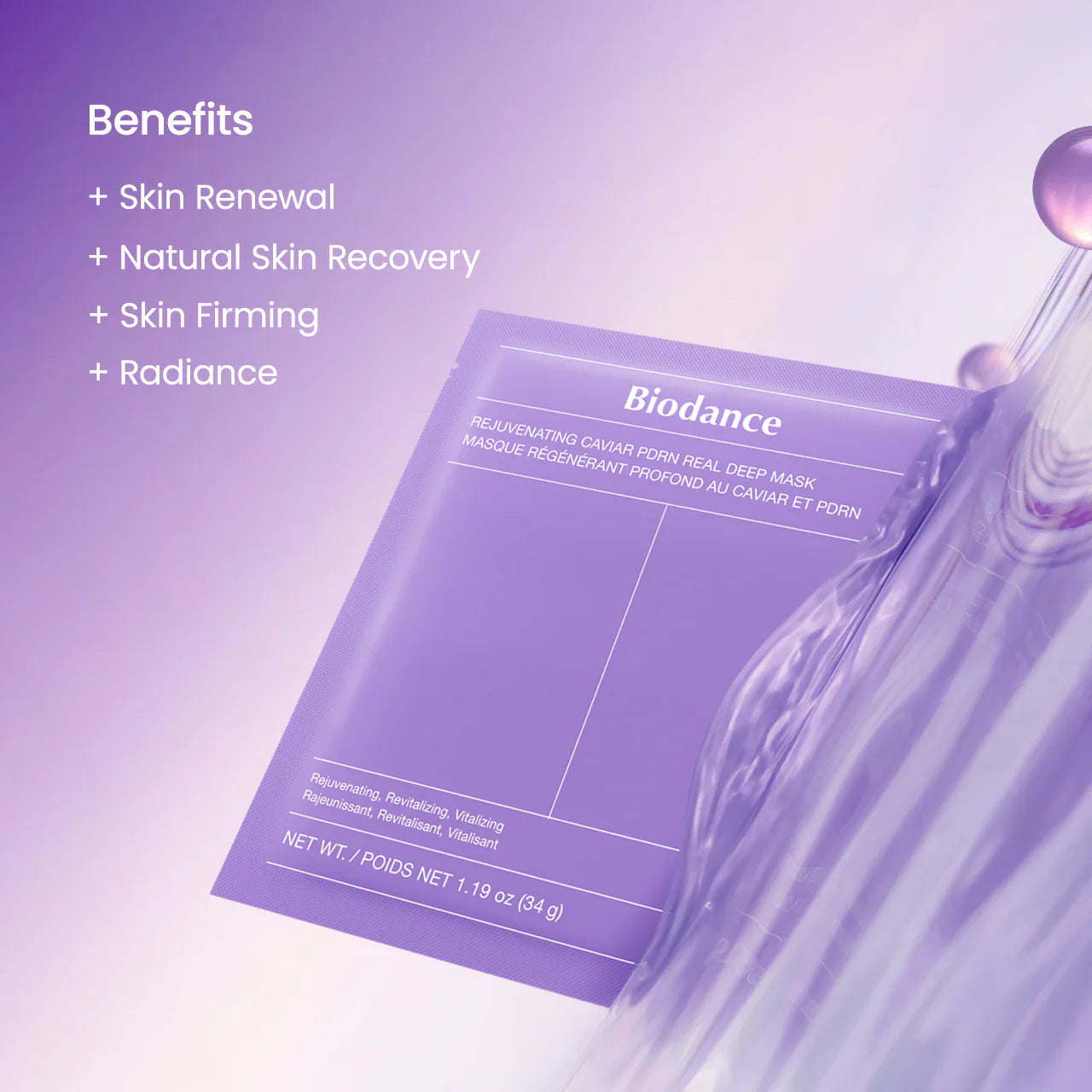Rejuvenating Caviar PDRN Real Deep Mask | Mascarilla | Rejuvenecedora