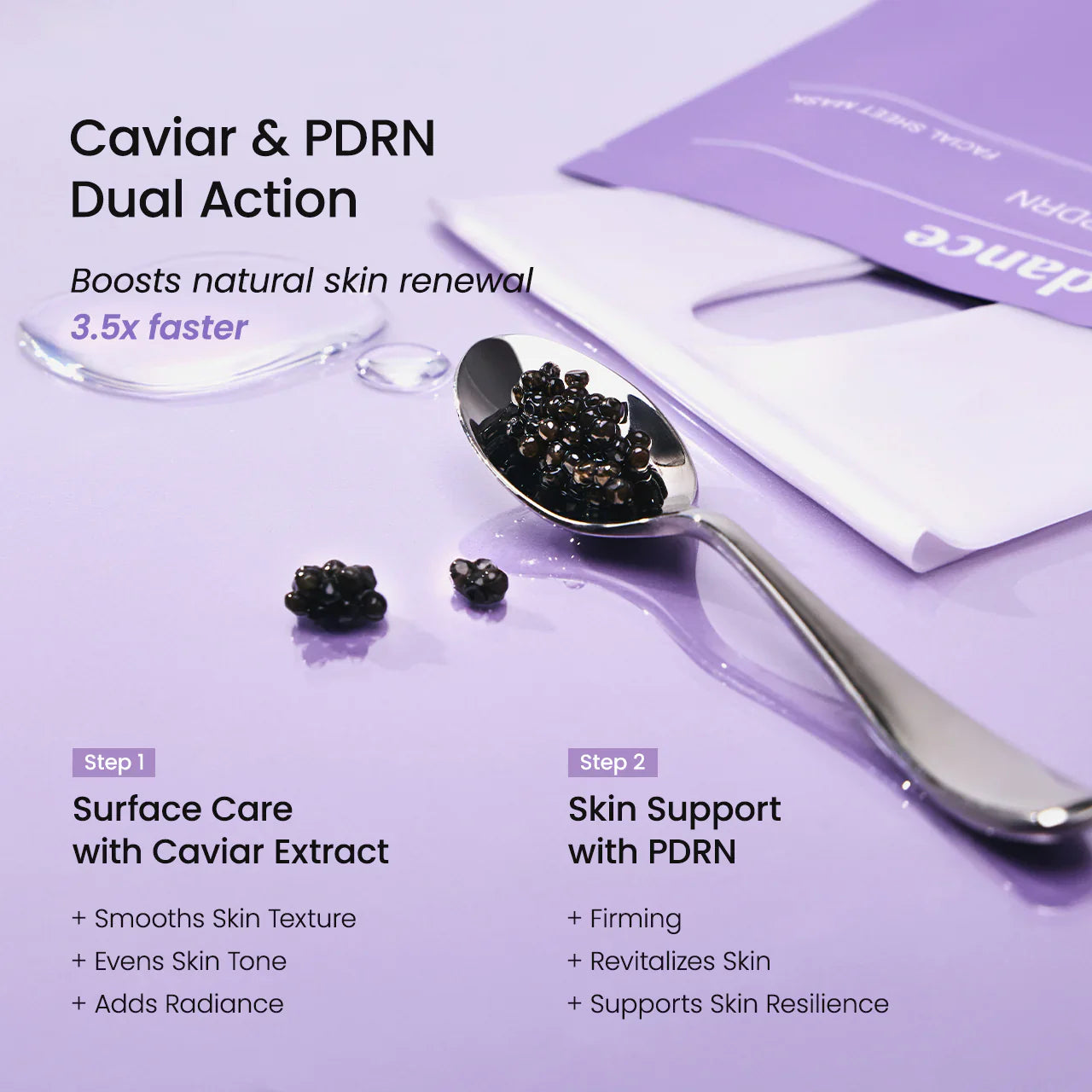 Rejuvenating Caviar PDRN Real Deep Mask | Mascarilla | Rejuvenecedora