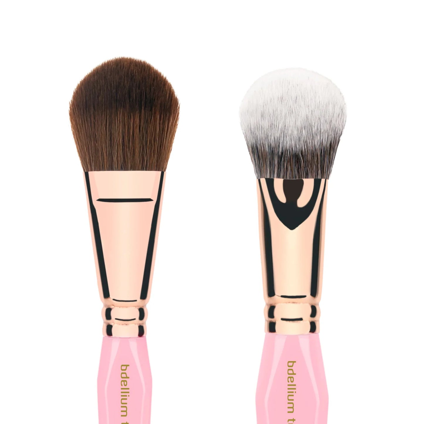 Pink Golden Triangle Face & Eyes Set | Set de brochas