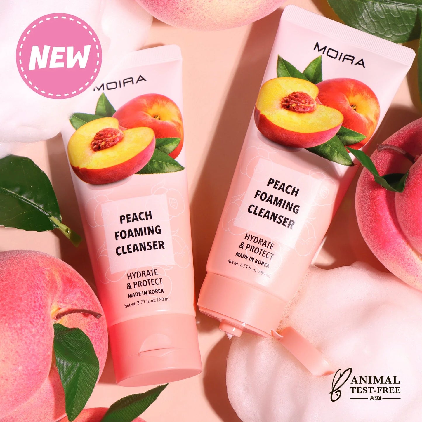 Peach Foaming Cleanser | Limpiador Facial