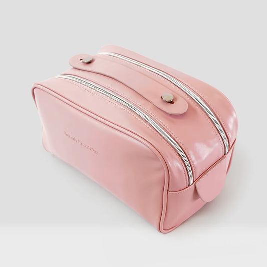 Pink Cosmetic Glam Pouch | Cosmetiquera