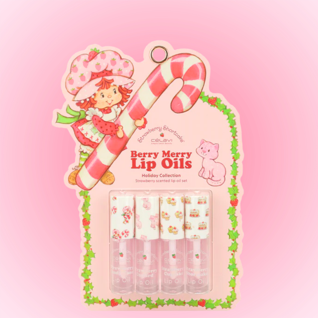 Berry Merry Strawberry Shortcake Lip Oil Set | Set de gloss Rosita Fresita