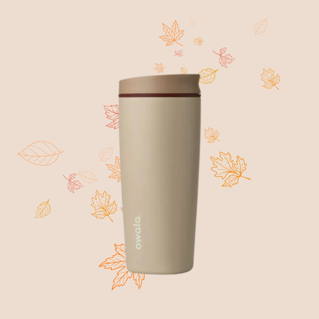 BUTTERSCOTCH | SmoothSip Slider Coffee Tumbler | Termo 20 oz