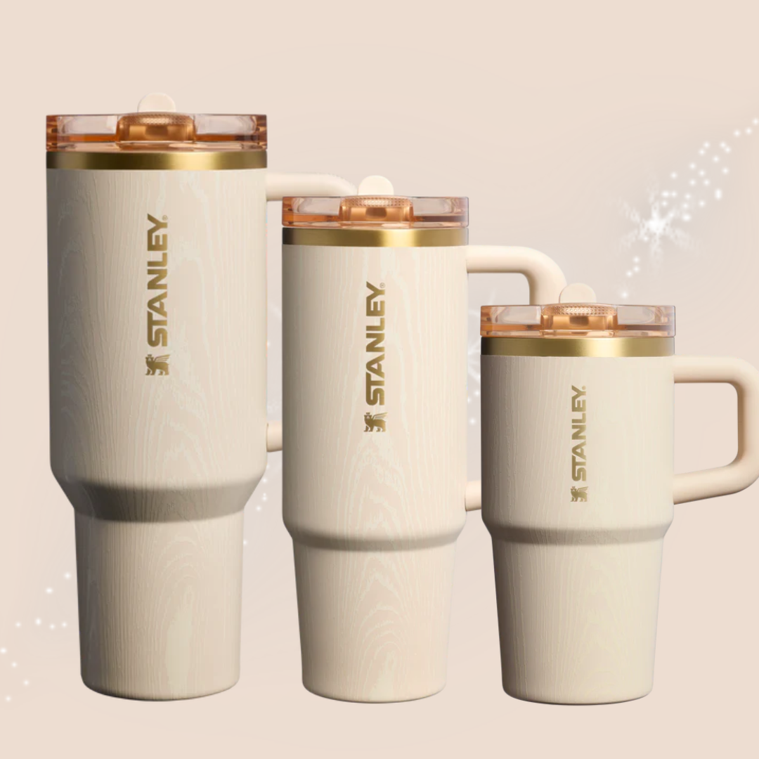 BIRCH WOODGRAIN THE CHEERS & CHEER | The Quencher ProTour Flip Straw Tumbler | 20 OZ | Termo