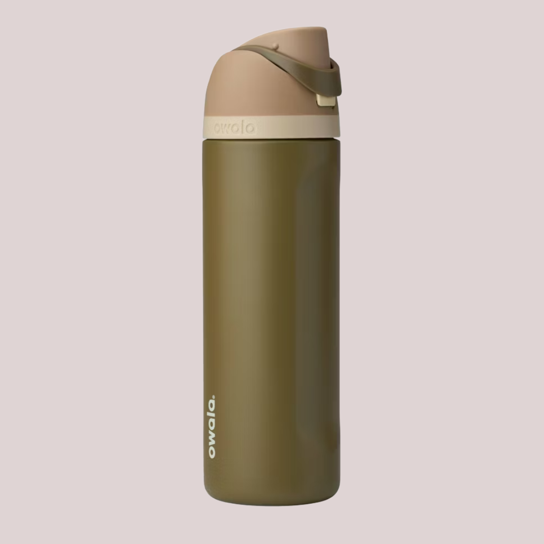 DARK OLIVE GREEN | Freesip Water Bottle | Termo 24 oz