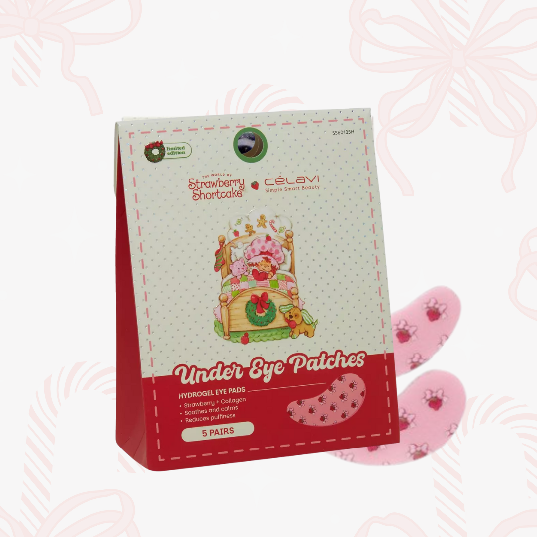 Under Eye Patches Célavi x Strawberry Shortcake | Parches para ojeras Rosita Fresita