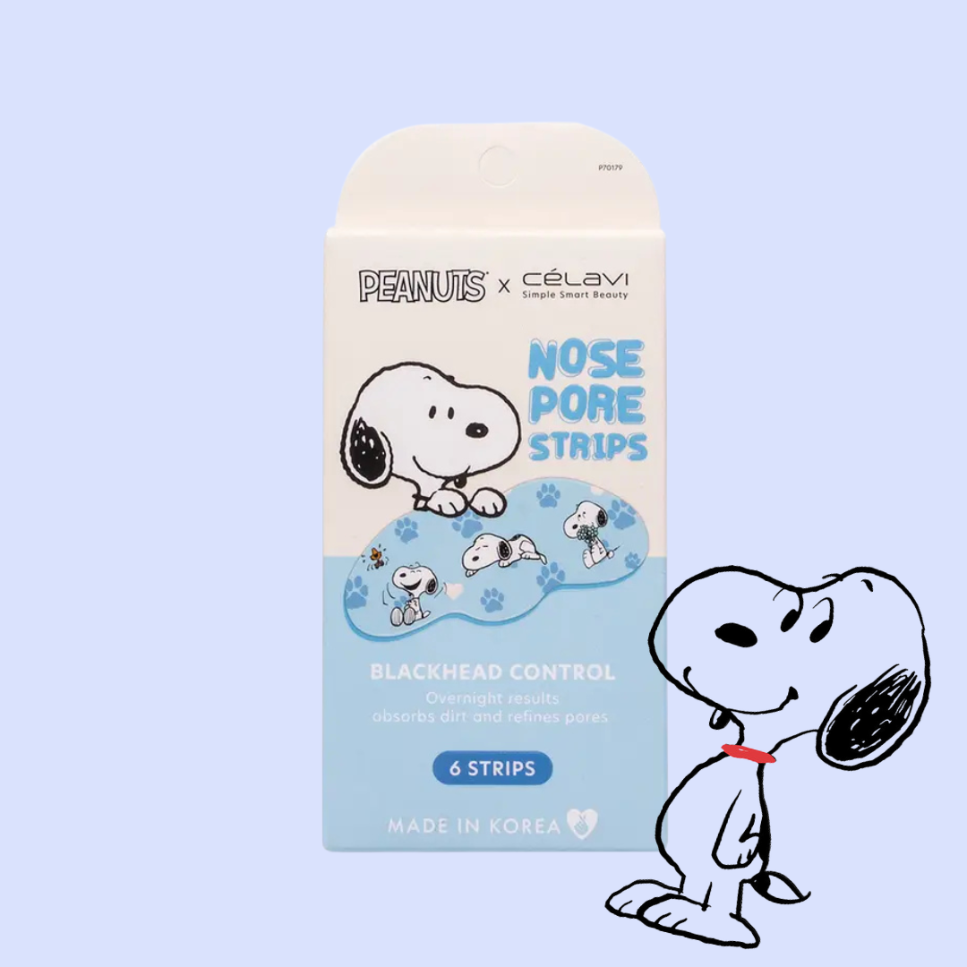 Peanuts Nose Pore Strips | Parches para puntos negros Snoopy