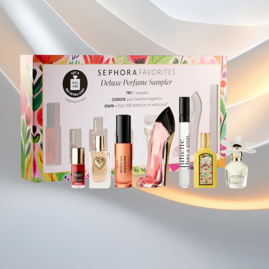 Mini Deluxe Perfume Sampler Set with Redeemable Voucher | Set de perfumes