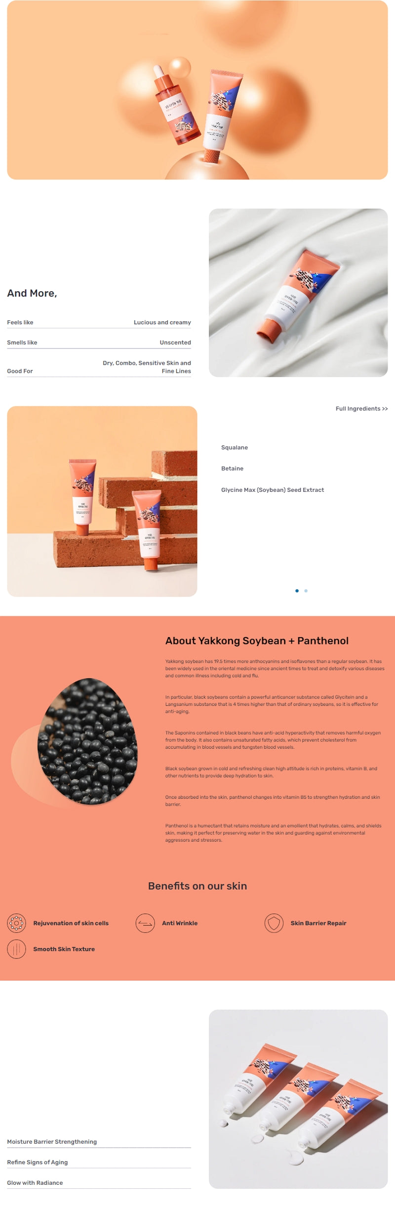 Soybean Panthenol Cream | Crema hidratante