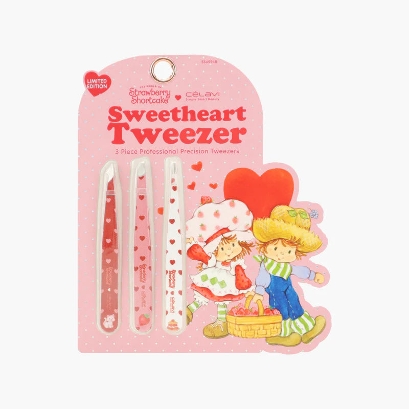 Strawberry Shorcake  3pc Printed Tweezer Set | Pinzas Rosita Fresita
