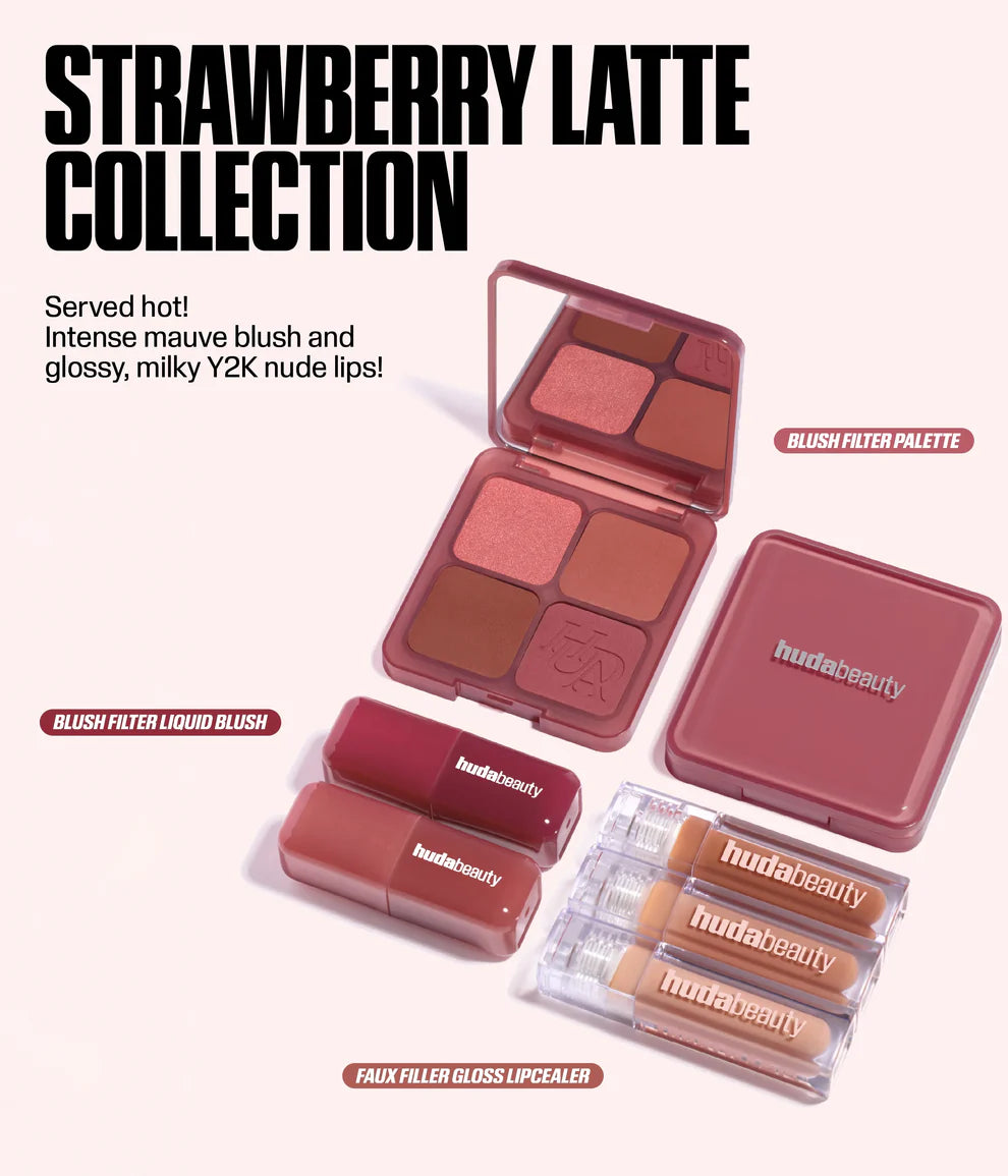 STRAWBERRY LATTE  | Limited Edition Blush Filter Palette | Paleta de rubores