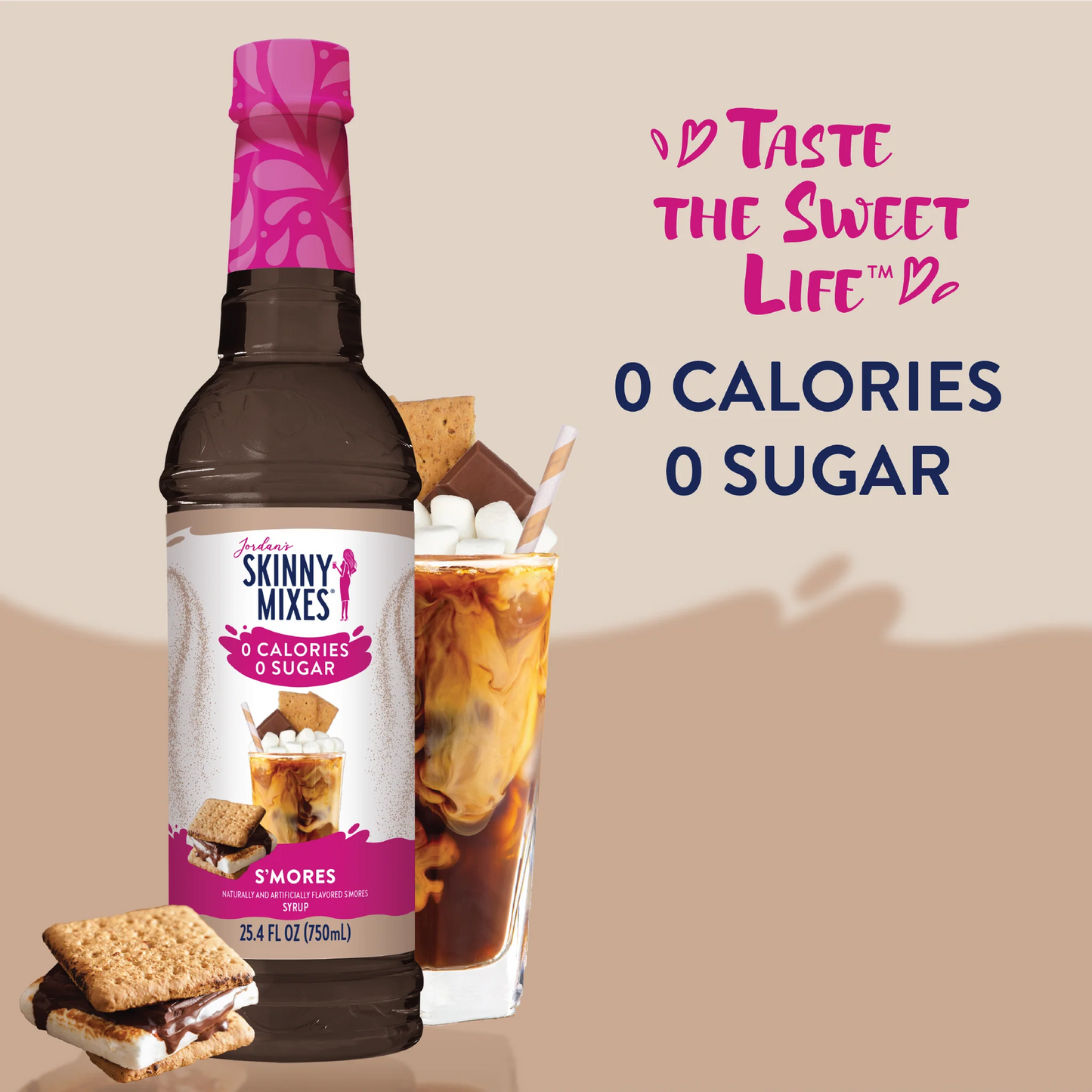 Smores Sugar Free Syrup | Endulzante para café | 750 ml
