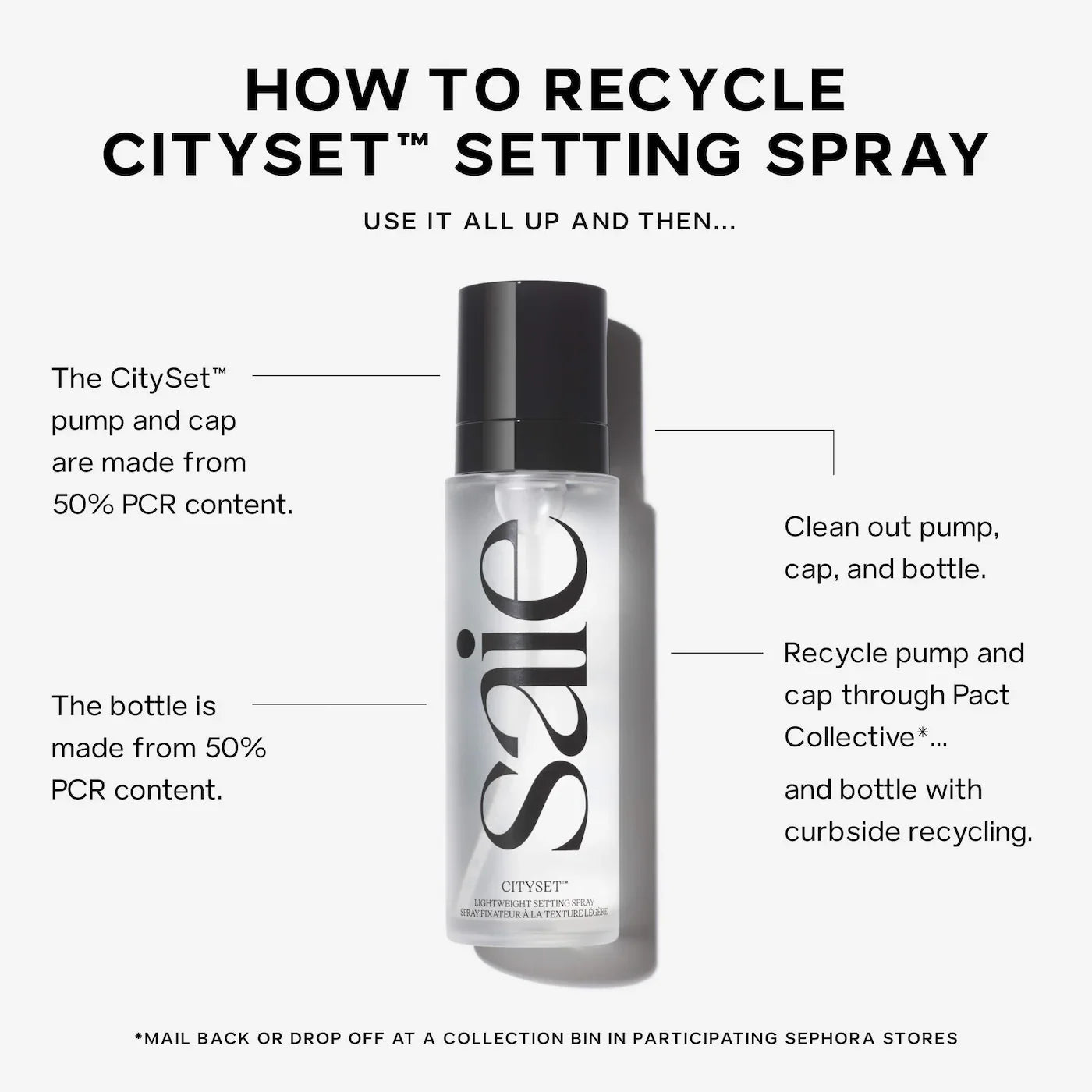CitySet™ Ultra-Fine Mist Setting Spray | Fijador de maquillaje
