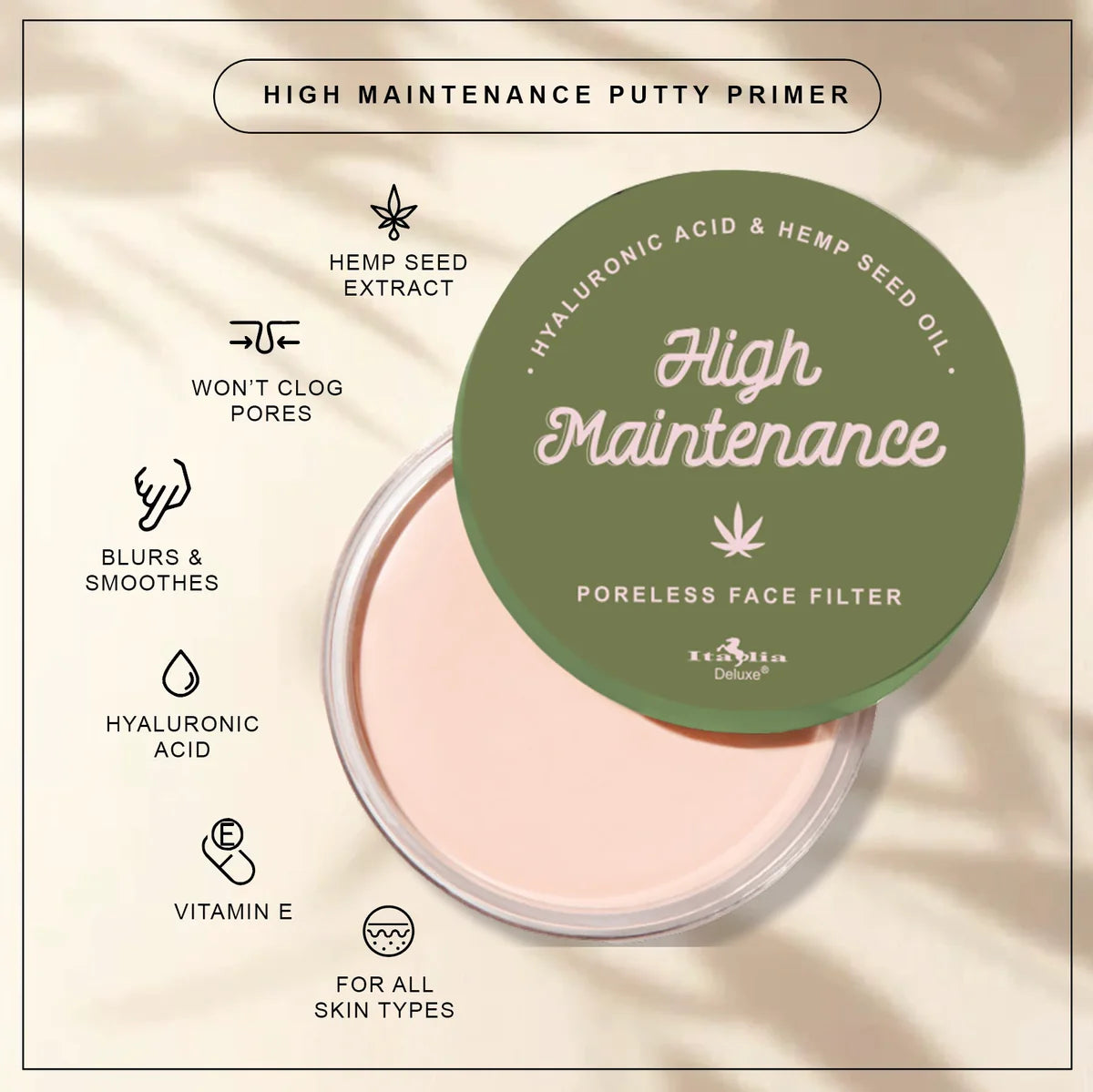 High Maintenance Poreless Face Filter | Primer para rostro