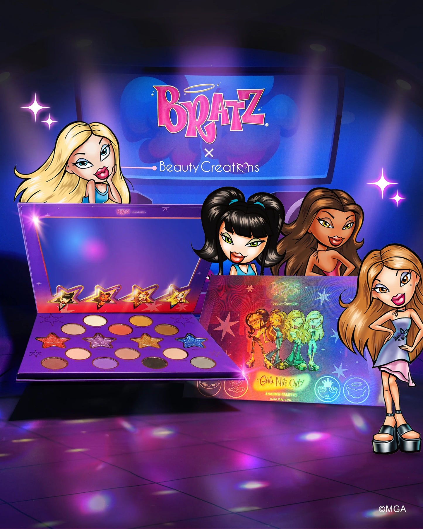 Bratz Girls Nite Out | Paleta de Sombras