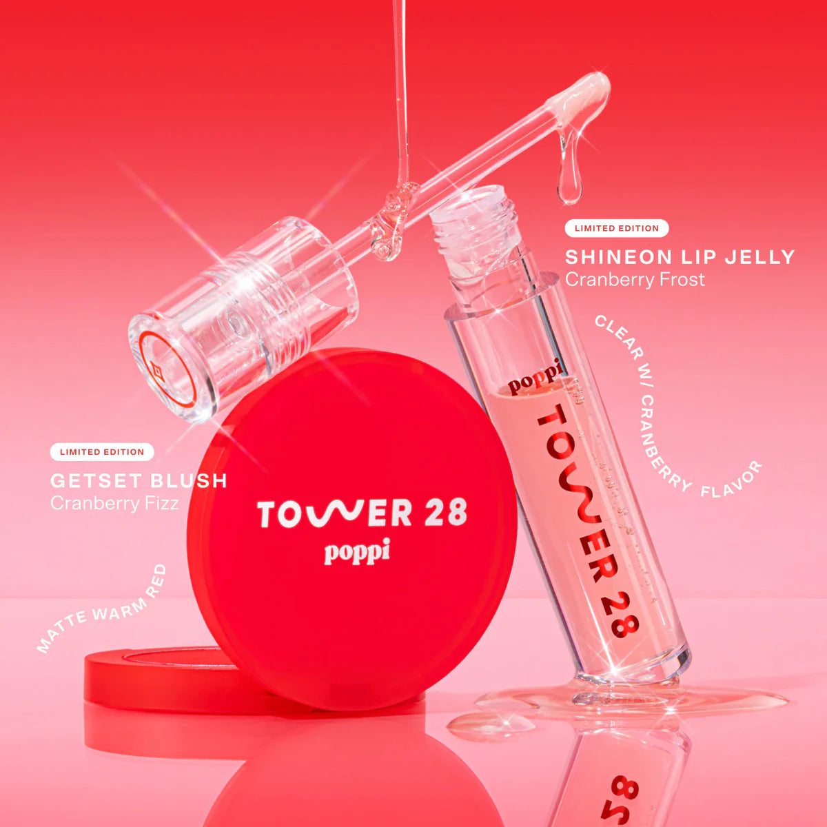 Tower 28 x poppi Lip + Cheek Duo | Set de gloss y rubor
