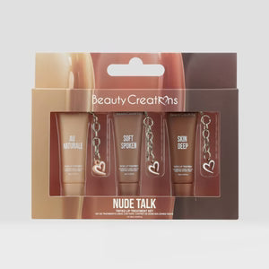 Nude Talk Tinted Lip Treatment Set | Set de gloss bálsamo