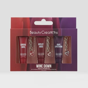 Wine Down Tinted Lip Treatment Set | Set de gloss bálsamo