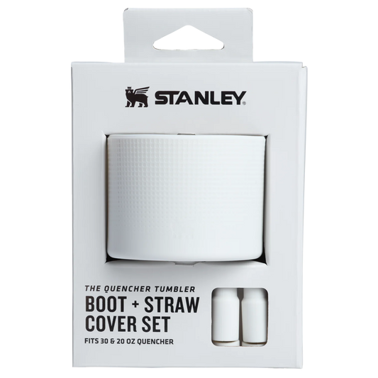 PALE STONE Stanley Quencher Boot and 2 pz Straw Cover Set | Botita protectora para termo y popote