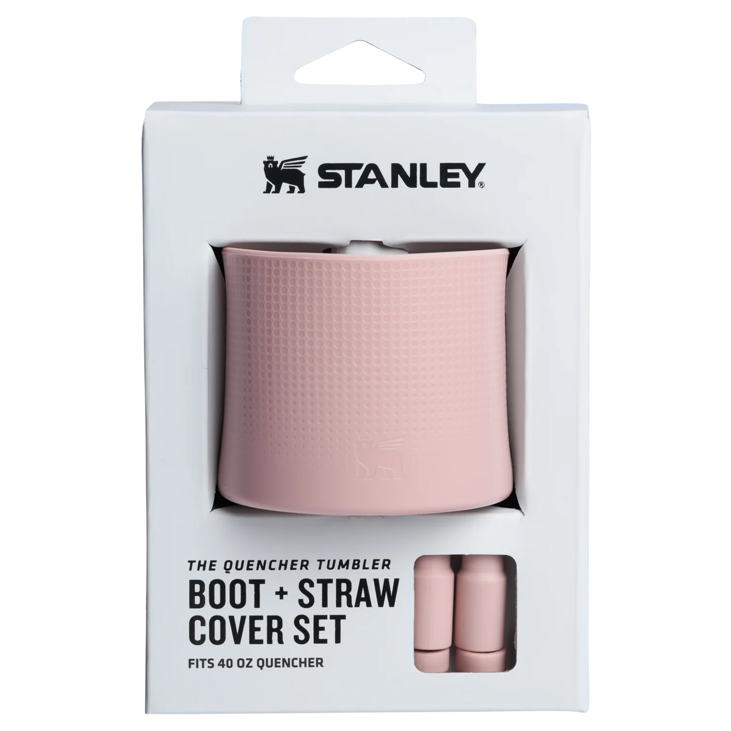 PINK DUSK Stanley Quencher Boot and 2 pz Straw Cover Set | Botita protectora para termo y popote