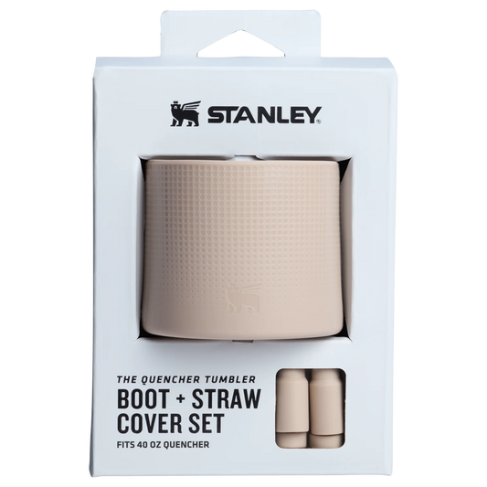 PINK DUSK Stanley Quencher Boot and 2 pz Straw Cover Set | Botita protectora para termo y popote.