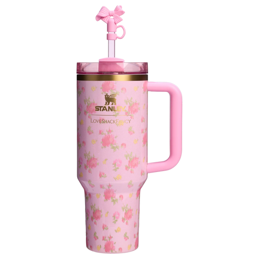 LOVESHACK FANCY | The Quencher Straw Tumbler | 40 OZ | Termo