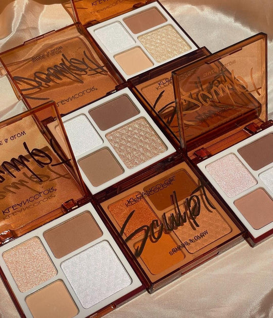 Sculpt Shade & Glow Palette | Paleta de rostro | Contorno e iluminador