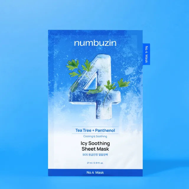 No.4 Icy Soothing Sheet Mask (27 ml) | Mascarilla facial