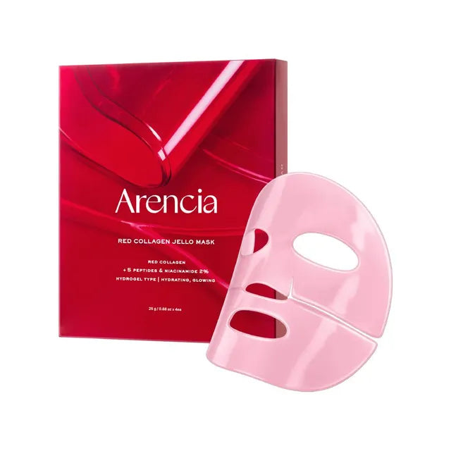 Arencia Red Collagen Jello Mask | Mascarilla rellenadora antioxidante