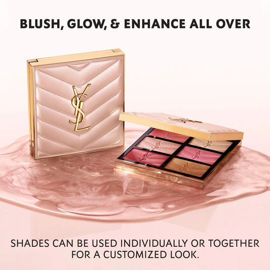 Yves Saint Laurent YSL Golden Oasis Face Palette | Paleta de rubores y contornos